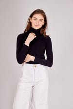Load image into Gallery viewer, Black Turtleneck
